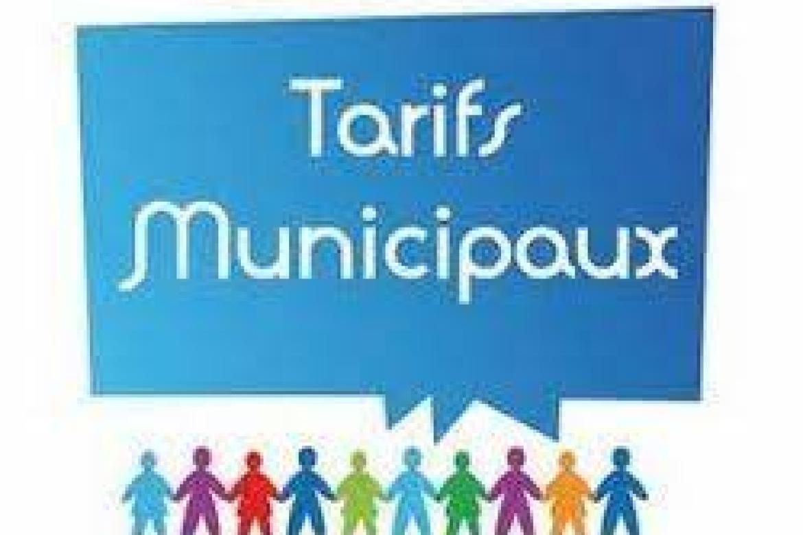 Tarifs municipaux 2026